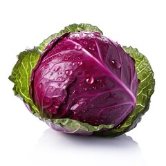Obraz premium Delicious fresh red cabbage