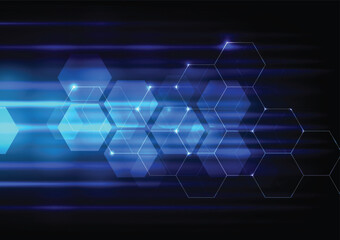Fototapeta premium Hexagon background design