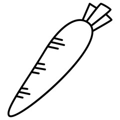 carrot vegetable icon
