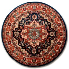 Photo of a rug with on a white background