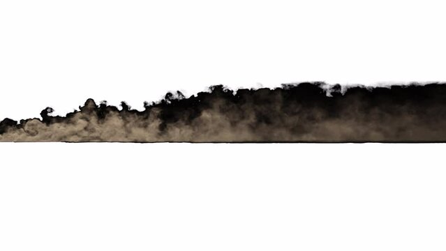 走り抜ける砂煙素材 Run_Cam_E1 Full-shot