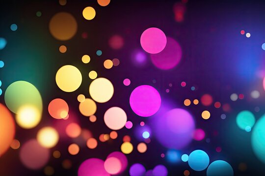 colourful spotlights, abstract image of concert lighting illumination background, ai generative