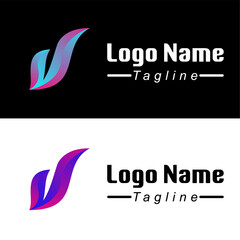 Obraz premium a logo that fits the company business vector template