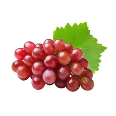 Fototapeta premium bunch of grapes isolated on transparent background cutout