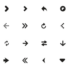 Mini Arrows Vector Icon