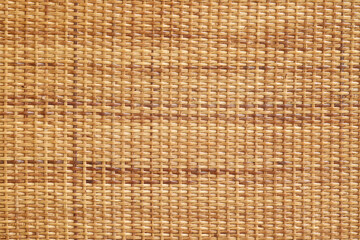 Detail handcraft rattan weaving. Wicker basket texture.