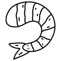 Shrimp drawing