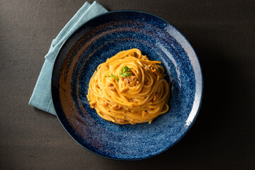 うにの濃厚クリームスパゲッティー