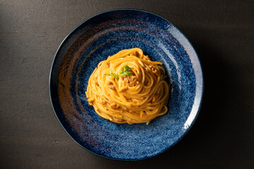 うにの濃厚クリームスパゲッティー