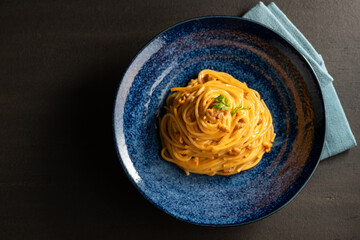 うにの濃厚クリームスパゲッティー