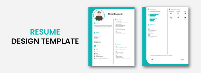 Customized Professional Resume CV Template Layout for IT Field