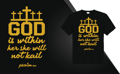 God or jesus faith typographic graphic vintages tshirt design Free Vector
