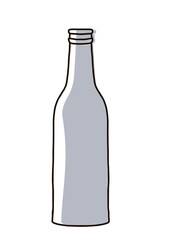 hand drawing bottle 