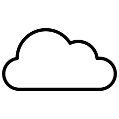 Cloud Basic UI icon