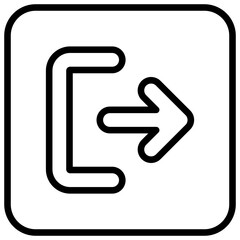 Exit Basic UI icon