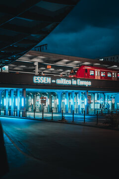 Essen Hauptbahnhof bei Nacht