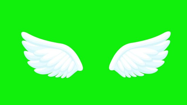 Real Angel wings green screen pack of three video , flying wings green screen , feather angel wings , white angel wings, angel green screen ,green screen background Video Formats