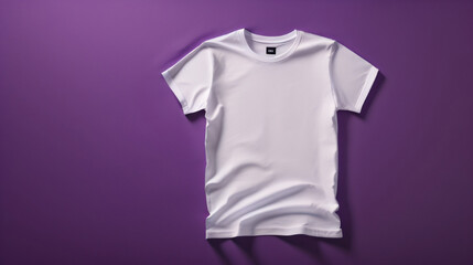 Free photo New colorful t-shirts with copy space on gray background