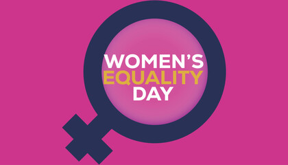 Women's Equality Day in United States celebrated annually in August 26. banner, Holiday, poster, card and background design.