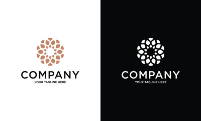 Abstract elegant tree leaf flower logo icon vector design. Universal creative premium symbol. Graceful jewel boutique