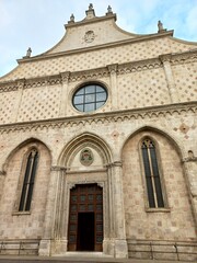 Fototapeta na wymiar facciata, Cattedrale di Santa Maria Annunciata, Vicenza, Veneto, Italia