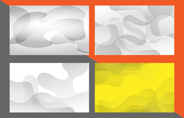 Fototapeta premium GREY WHITE BLUE YELLOW ABSTRACT BACKGROUND PAPER AND ELEMENT LAYER FOR PRESENTATION DESIGN SUIT FOR BUSINESS, CORPORATE, INSTITUTION, PARTY SEMINAR TALKS PRESENTATION WEBSITE