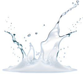 Crown water Liquid splash transparent