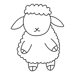 Sheep lineart