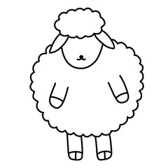 Sheep lineart