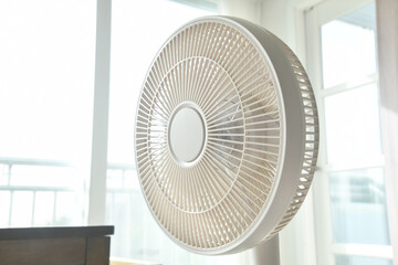 electric fan on a white background