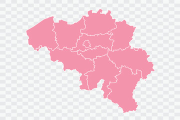 Belgium Map Rose Color Background quality files png