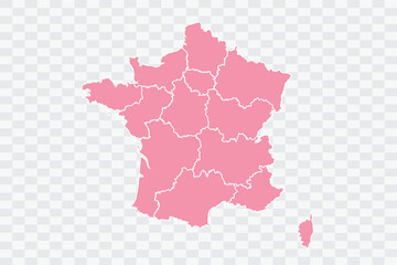 France Map Rose Color Background quality files png