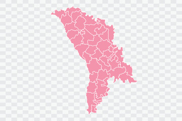 Moldova Map Rose Color Background quality files png