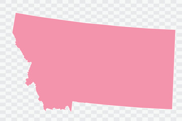 MONTANA Map Rose Color Background quality files png