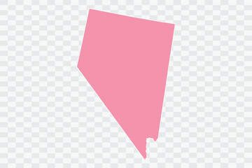 NEVADA Map Rose Color Background quality files png