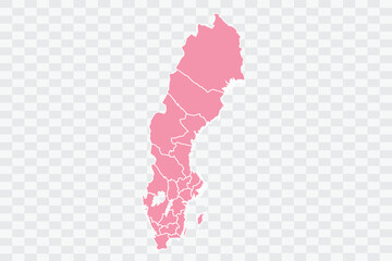 Sweden Map Rose Color Background quality files png
