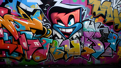 graffiti on the wall