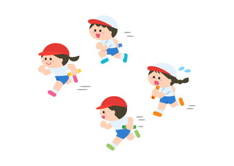 運動会競技　リレー
