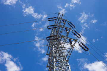 high voltage power line
