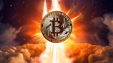 Bitcoin Kryptowährung digitale Geld