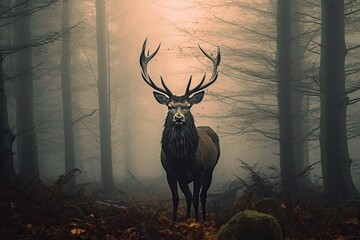 Majestic Stag Regal Deer