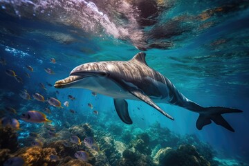 Obraz premium Ocean Symphony Aquatic Melody