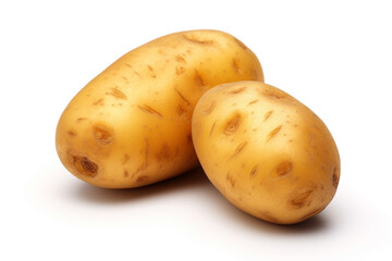 Potato on a white background. 
