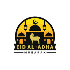 Eid Al Adha illustration. Idul Adha illustration design vector