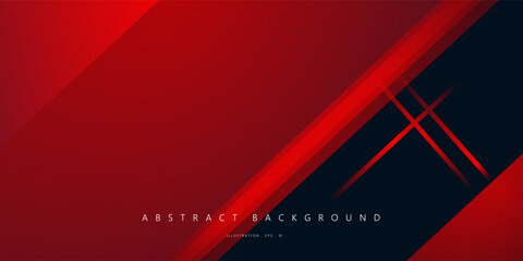 Red abstract modern background with technology concept diagonal line shape. vector illustration