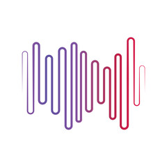 sound wave icon vector