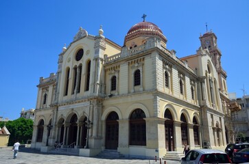 Fototapeta na wymiar Catedral de Agios Minas, Heraklion, Creta