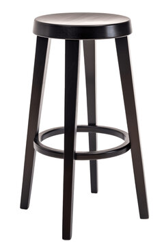 Bar stool isolated on transparent background 