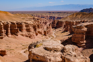 summer Charyn canyon Almaty region