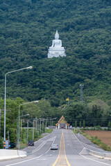 buddha statue in the mountain